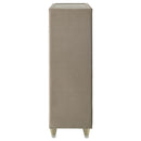  Coaster Furniture Lorient 222665 5-drawer LED Chest - Ivory/Camel IMAGE 12