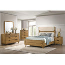  Coaster Furniture Bennett 222904 Bedroom Dresser Mirror - Light Oak IMAGE 4