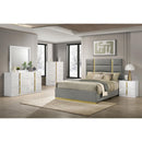  Coaster Furniture Ines 223094 Dresser Mirror - White High Gloss IMAGE 7