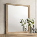 Coaster Furniture Arielle 223114 Dresser Mirror - Light Oak IMAGE 5