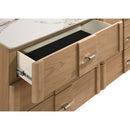  Coaster Furniture Leanne 223133 6-drawer Sinter Stone Top Dresser Cabinet - Light Oak IMAGE 13