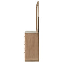  Coaster Furniture Leanne 223133M 6-drawer Sinter Stone Top Dresser and Mirror - Light Oak IMAGE 14