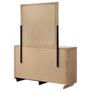  Coaster Furniture Leanne 223133M 6-drawer Sinter Stone Top Dresser and Mirror - Light Oak IMAGE 9