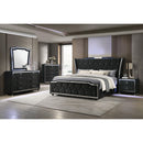  Coaster Furniture Lorient 223161KW California King LED Upholstered Bed - Black IMAGE 8
