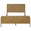  Coaster Furniture Arini 224300KW Rattan California King Panel Bed - Sand Wash/Natural IMAGE 7