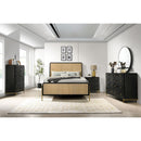  Coaster Furniture Arini 224330KW Rattan California King Panel Bed - Black/Natural IMAGE 11