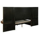  Coaster Furniture Terrace 224907 2-piece Wall Panel with Nightstand Set - Ash Brown IMAGE 1