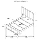  Coaster Furniture Gran 224930Q Park 59-inch Queen Panel Bed - Dark Cocoa IMAGE 8