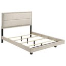  Coaster Furniture Trenton 225061Q 54-inch Wood Queen Panel Bed - Rustic Cream IMAGE 2