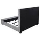  Coaster Furniture Patricia 300719KE 58-inch Boucle Upholstered Eastern King Bed - Grey IMAGE 5