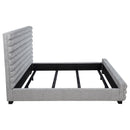  Coaster Furniture Patricia 300719KW 58-inch Boucle Upholstered California King Bed - Grey IMAGE 7