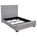  Coaster Furniture Patricia 300719Q 58-inch Boucle Upholstered Queen Bed - Grey IMAGE 1