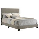  Coaster Furniture Dorian 300851F Fabric Upholstered Full Panel Bed - Taupe IMAGE 1