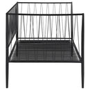  Coaster Furniture Richland 301057 Metal Twin Daybed Bed Frame - Matte Black IMAGE 4