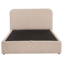  Coaster Furniture Anders 306037BEIKE Upholstered Eastern King Storage Lift Platform Bed - Beige IMAGE 5