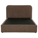  Coaster Furniture Anders 306037CHF Upholstered Full Storage Lift Platform Bed - Chocolate IMAGE 4