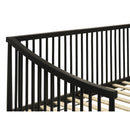  Coaster Furniture Delgado 310027 Windsor Twin Wood Daybed with Trundle - Black IMAGE 1