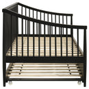  Coaster Furniture Delgado 310027 Windsor Twin Wood Daybed with Trundle - Black IMAGE 7