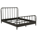  Coaster Furniture Rocco 310035Q All Wood Water Pipe Open Frame Queen Bed - Dark Bronze IMAGE 3