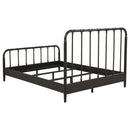  Coaster Furniture Rocco 310035Q All Wood Water Pipe Open Frame Queen Bed - Dark Bronze IMAGE 4
