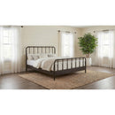  Coaster Furniture Rocco 310035Q All Wood Water Pipe Open Frame Queen Bed - Dark Bronze IMAGE 5