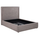  Coaster Furniture Lawson 315835MF 54-inch Upholstered Full Panel Platform Bed - Mushroom IMAGE 2