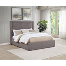 Coaster Furniture Lawson 315835MF 54-inch Upholstered Full Panel Platform Bed - Mushroom IMAGE 5