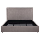  Coaster Furniture Lawson 315835MKE 54-inch Upholstered Eastern King Platform Bed - Mushroom IMAGE 3