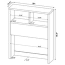  Coaster Furniture Westpark 315881T 49-inch Twin Bookcase Headboard - Dark Pine IMAGE 5