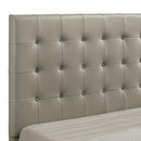  Coaster Furniture Medley 315911TANKE Genuine Leather Eastern King Platform Bed - Tan IMAGE 3