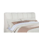  Coaster Furniture Nollet 315917CRMKE 48-inch Upholstered Eastern King Platform Bed - Cream IMAGE 1