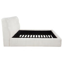  Coaster Furniture Nollet 315917CRMKE 48-inch Upholstered Eastern King Platform Bed - Cream IMAGE 7