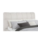  Coaster Furniture Nollet 315917CRMKW 48-inch Upholstered California King Platform Bed - Cream IMAGE 1