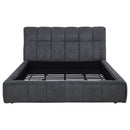  Coaster Furniture Nollet 315917GRYKE 48-inch Upholstered Eastern King Platform Bed - Grey IMAGE 3