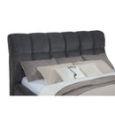  Coaster Furniture Nollet 315917GRYKW 48-inch Upholstered California King Platform Bed - Grey IMAGE 1