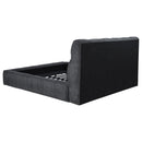  Coaster Furniture Nollet 315917GRYKW 48-inch Upholstered California King Platform Bed - Grey IMAGE 3