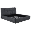  Coaster Furniture Nollet 315917GRYKW 48-inch Upholstered California King Platform Bed - Grey IMAGE 8