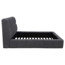  Coaster Furniture Nollet 315917GRYQ 48-inch Upholstered Queen Panel Platform Bed - Grey IMAGE 5