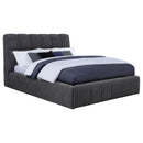  Coaster Furniture Nollet 315917GRYQ 48-inch Upholstered Queen Panel Platform Bed - Grey IMAGE 9