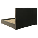  Coaster Furniture Delsea 315975Q Upholstered Queen Panel Platform Bed - Light Brown IMAGE 3