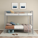  Coaster Furniture Carson 460334SVR Metal Twin Over Twin Bunk Bed - Glossy Silver IMAGE 8