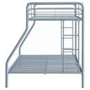  Coaster Furniture Carson 460340SVR Metal Twin Over Full Bunk Bed - Glossy Silver IMAGE 8