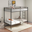  Coaster Furniture Alevera 460361BLK Metal Twin Over Twin Bunk Bed with Ladder - Black IMAGE 5