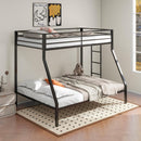  Coaster Furniture Alevera 460365BLK Metal Twin Over Full Bunk Bed with Ladder - Black IMAGE 6
