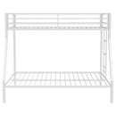  Coaster Furniture Alevera 460365WHT Metal Twin Over Full Bunk Bed with Ladder - White IMAGE 6