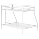  Coaster Furniture Alevera 460365WHT Metal Twin Over Full Bunk Bed with Ladder - White IMAGE 7