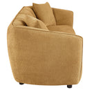  Coaster Furniture Aleisha 503061 Fabric Upholstered Sofa - Mustard Yellow IMAGE 7