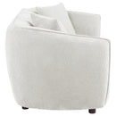  Coaster Furniture Aleisha 503065 Fabric Upholstered Loveseat - Sand IMAGE 3