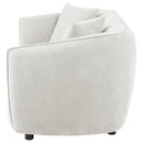  Coaster Furniture Aleisha 503065 Fabric Upholstered Loveseat - Sand IMAGE 6