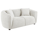  Coaster Furniture Aleisha 503065 Fabric Upholstered Loveseat - Sand IMAGE 8